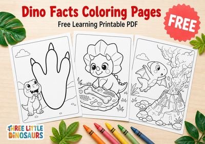 Free Dinosaur Facts Coloring Pages PDF