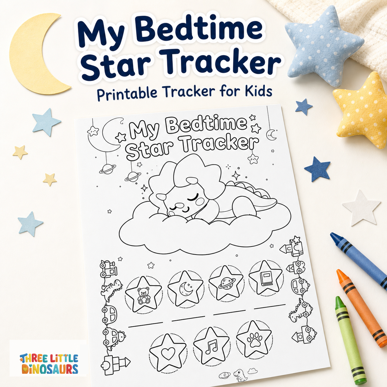 My Bedtime Star Tracker Printable